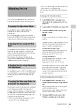 Preview for 59 page of Sony PMW-TD300 Operating Instructions Manual