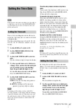 Preview for 67 page of Sony PMW-TD300 Operating Instructions Manual