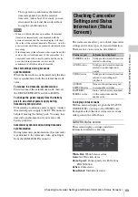 Preview for 69 page of Sony PMW-TD300 Operating Instructions Manual