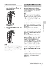 Preview for 73 page of Sony PMW-TD300 Operating Instructions Manual