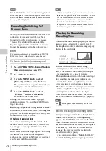 Preview for 74 page of Sony PMW-TD300 Operating Instructions Manual