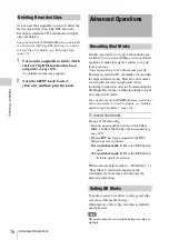 Preview for 78 page of Sony PMW-TD300 Operating Instructions Manual