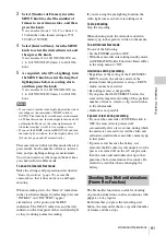 Preview for 81 page of Sony PMW-TD300 Operating Instructions Manual