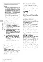 Preview for 82 page of Sony PMW-TD300 Operating Instructions Manual