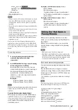 Preview for 87 page of Sony PMW-TD300 Operating Instructions Manual