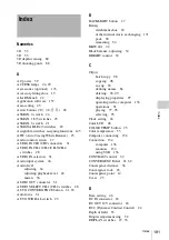 Preview for 181 page of Sony PMW-TD300 Operating Instructions Manual