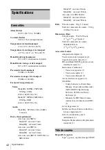 Preview for 42 page of Sony PMW10MD Instructions Before Use