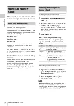 Preview for 30 page of Sony PMW300K1 Operating Instructions Manual