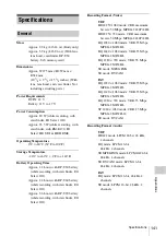 Preview for 141 page of Sony PMW300K1 Operating Instructions Manual