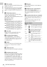 Preview for 28 page of Sony PMW400K Operating Instructions Manual