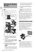 Preview for 36 page of Sony PMW400K Operating Instructions Manual