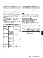 Preview for 73 page of Sony Power HAD DXC-D30F Operating Instructions Manual