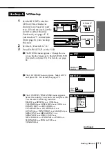 Preview for 21 page of Sony POWER TRILOGIC SLV-L49 MX Operating Instructions Manual