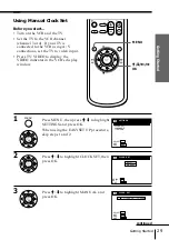 Preview for 29 page of Sony POWER TRILOGIC SLV-L49 MX Operating Instructions Manual