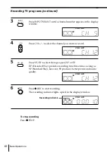 Preview for 42 page of Sony POWER TRILOGIC SLV-L49 MX Operating Instructions Manual