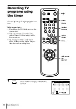 Preview for 44 page of Sony POWER TRILOGIC SLV-L49 MX Operating Instructions Manual