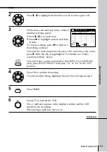 Preview for 45 page of Sony POWER TRILOGIC SLV-L49 MX Operating Instructions Manual