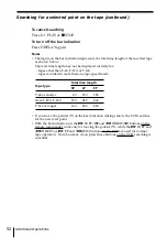 Preview for 52 page of Sony POWER TRILOGIC SLV-L49 MX Operating Instructions Manual