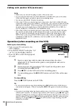 Preview for 66 page of Sony POWER TRILOGIC SLV-L49 MX Operating Instructions Manual