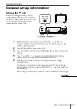 Preview for 67 page of Sony POWER TRILOGIC SLV-L49 MX Operating Instructions Manual