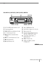 Preview for 73 page of Sony POWER TRILOGIC SLV-L49 MX Operating Instructions Manual