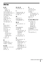 Preview for 79 page of Sony POWER TRILOGIC SLV-L49 MX Operating Instructions Manual