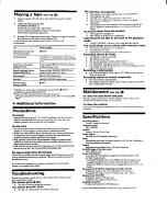 Preview for 8 page of Sony Pressman TCM-465V Operating Instructions Manual