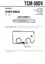 Preview for 25 page of Sony Pressman TCM-50DV Service Manual