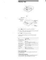 Preview for 6 page of Sony Pressman TCM-929 Operating Instructions Manual