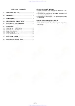 Preview for 2 page of Sony Pressman TCS-100DV Service Manual