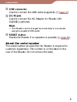 Preview for 8 page of Sony PRS-300 - Reader Pocket Edition PRS-300LC - Reader Pocket Edition PRS-300 User Manual