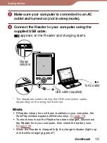 Preview for 12 page of Sony PRS-300 - Reader Pocket Edition PRS-300LC - Reader Pocket Edition PRS-300 User Manual