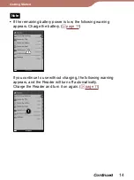 Preview for 14 page of Sony PRS-300 - Reader Pocket Edition PRS-300LC - Reader Pocket Edition PRS-300 User Manual