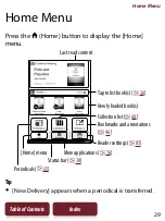 Предварительный просмотр 29 страницы Sony PRS-350 - Reader Pocket Edition&trade User Manual