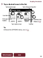 Предварительный просмотр 66 страницы Sony PRS-350 - Reader Pocket Edition&trade User Manual