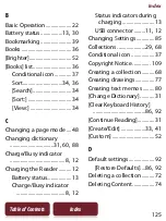 Предварительный просмотр 125 страницы Sony PRS-350 - Reader Pocket Edition&trade User Manual