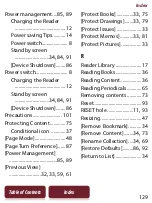 Предварительный просмотр 129 страницы Sony PRS-350 - Reader Pocket Edition&trade User Manual