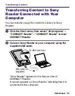 Preview for 26 page of Sony PRS-500 Operating Manual