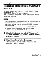 Preview for 30 page of Sony PRS-500 Quick Start Manual