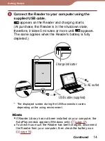 Предварительный просмотр 14 страницы Sony PRS-600 User’s Guide User Manual