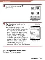 Предварительный просмотр 23 страницы Sony PRS-600 User’s Guide User Manual