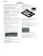 Предварительный просмотр 2 страницы Sony PRS-650 - Reader Touch Edition&trade Service Manual