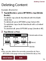 Предварительный просмотр 74 страницы Sony PRS-650 - Reader Touch Edition&trade User Manual