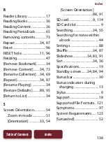 Предварительный просмотр 138 страницы Sony PRS-650 - Reader Touch Edition&trade User Manual