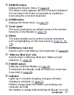 Preview for 9 page of Sony PRS-700 - Portable Reader System User Manual