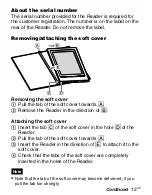 Preview for 12 page of Sony PRS-700 - Portable Reader System User Manual