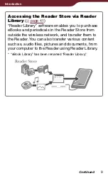 Preview for 9 page of Sony PRS-900 - Reader Daily Edition PRS-900BC - Reader Daily Edition PRS-900 User Manual