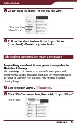 Preview for 45 page of Sony PRS-900 - Reader Daily Edition PRS-900BC - Reader Daily Edition PRS-900 User Manual