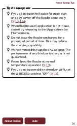 Предварительный просмотр 26 страницы Sony PRS-950 - Reader Daily Edition&trade User Manual