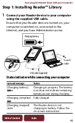 Предварительный просмотр 48 страницы Sony PRS-950 - Reader Daily Edition&trade User Manual